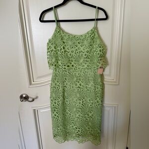 Nanette Lepore Elegant Green Tiered Dress